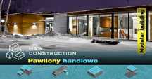 Modułowe biuro handlowe, Pawilon usługowy 144m2