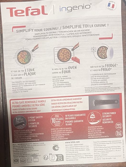 Trem cozinha tefal novo