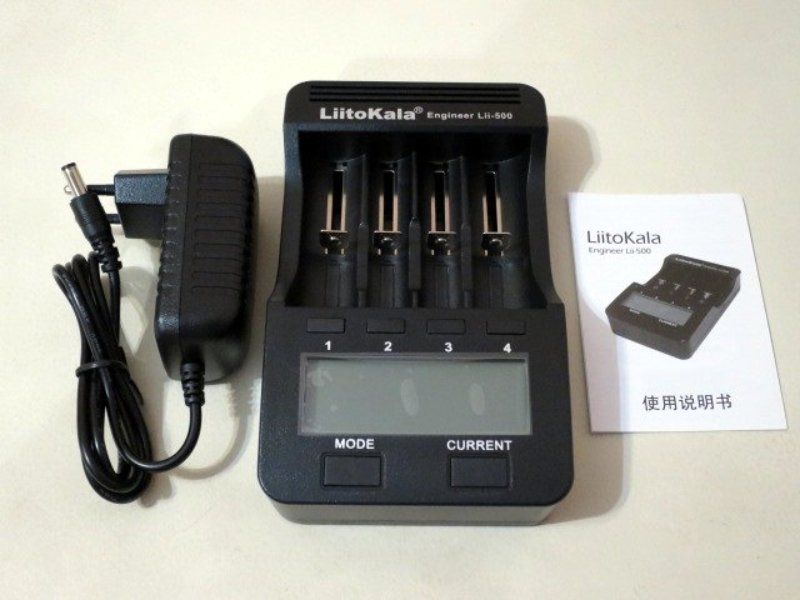 Зарядное устройство LiitoKala Lii-500 для 18650 AA AAA + блок питания
