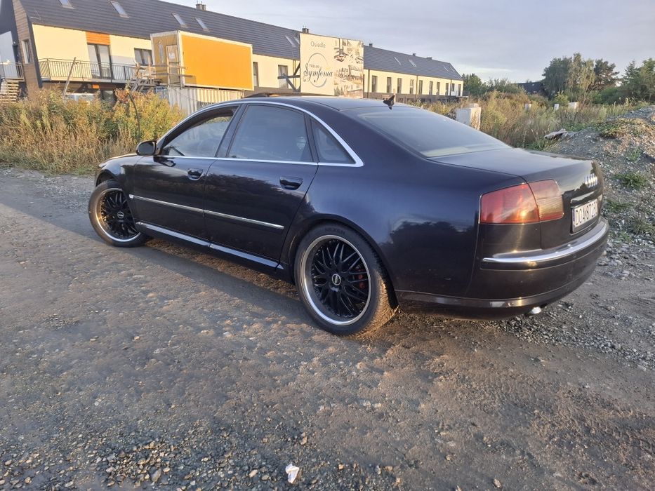 Audi a8 d3 Quattro/3.0tdi/233km/20cali/łopatkiF1/full/zamiana