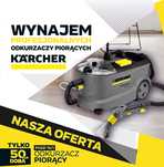 WYNAJEM Odkurzacza Piorącego Karcher PUZZI 10/1, OZONATORA, PAROWNICY
