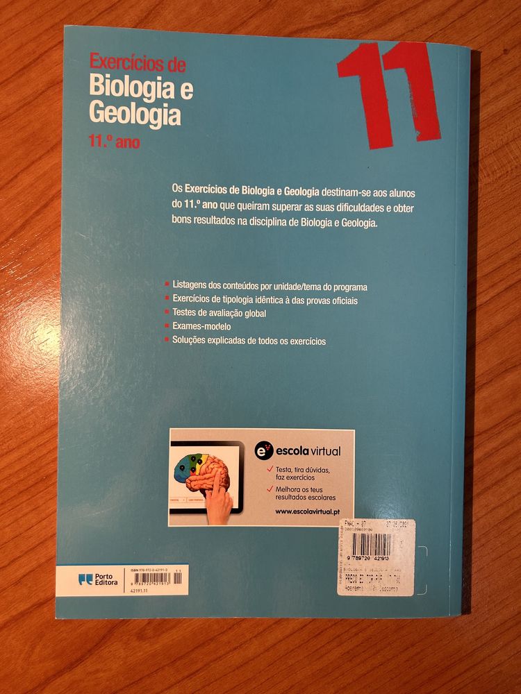 Livro de exercicios de biologia e geologia