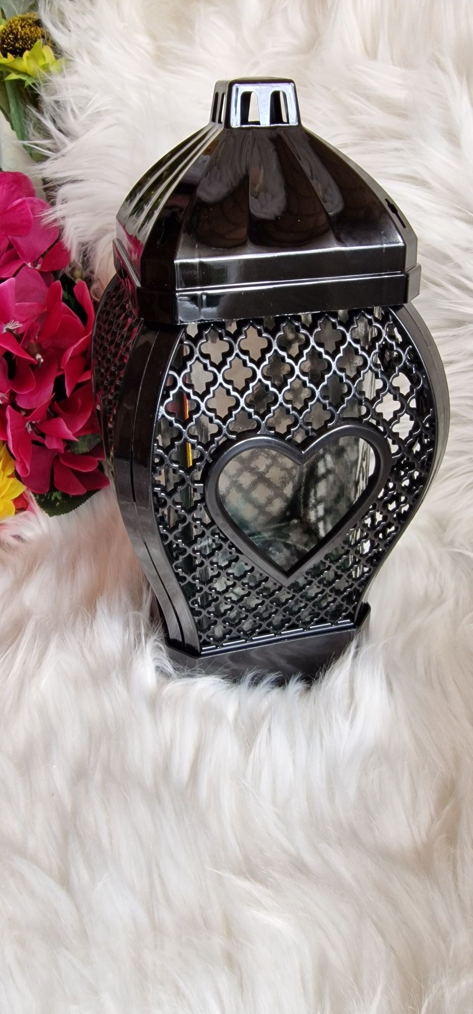 Znicz kapliczka Glamour małe serce rattan 29 cm
Przychodzę z kolejną p