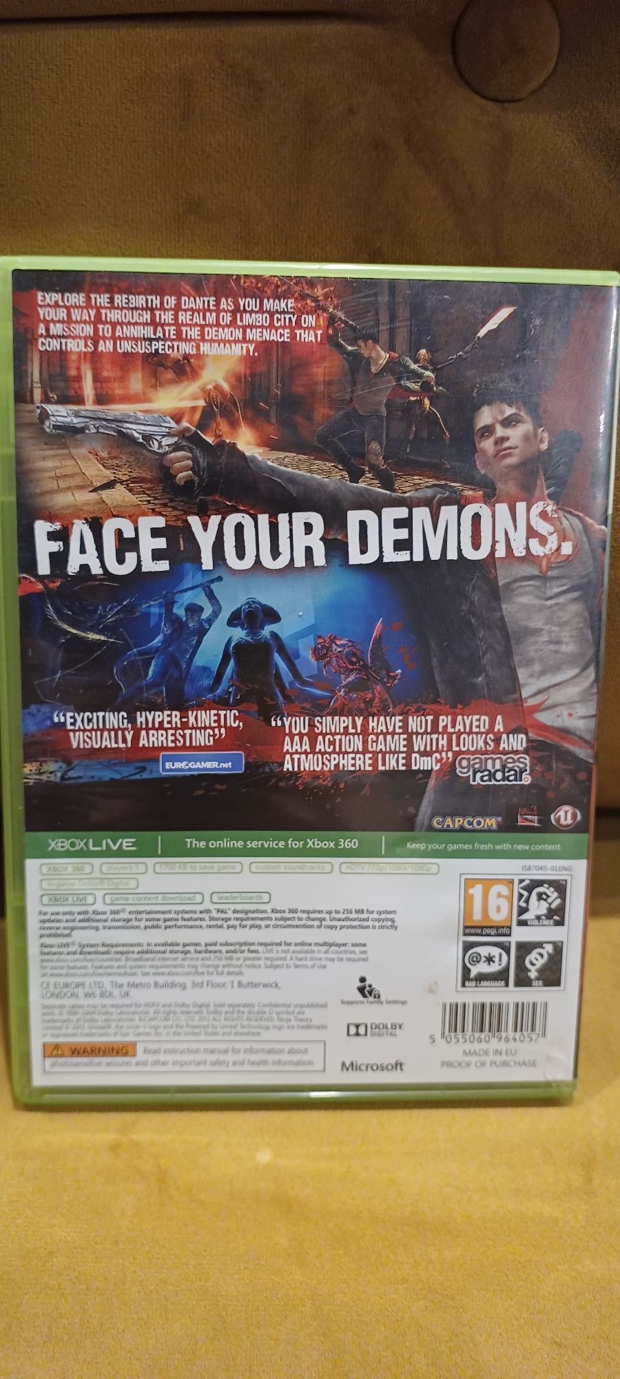Devil May Cry DMC na xbox 360