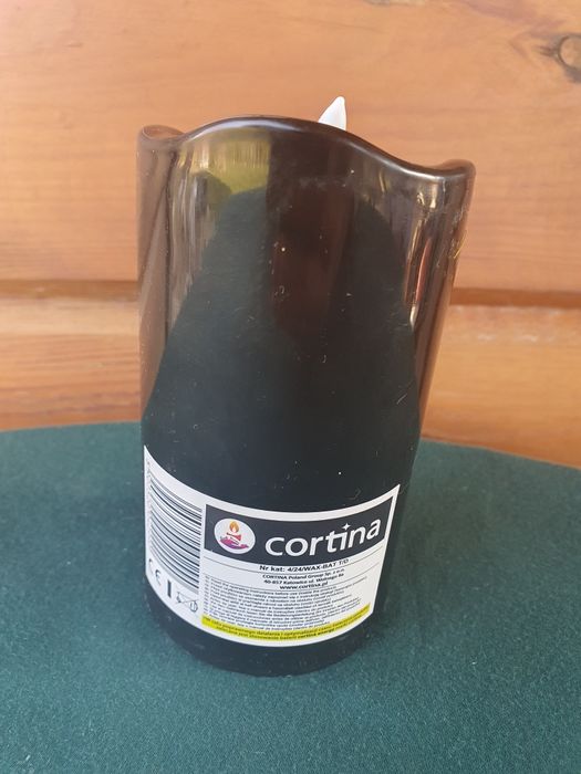 Czarny znicz ledowy "Kochanemu Dziadkowi"