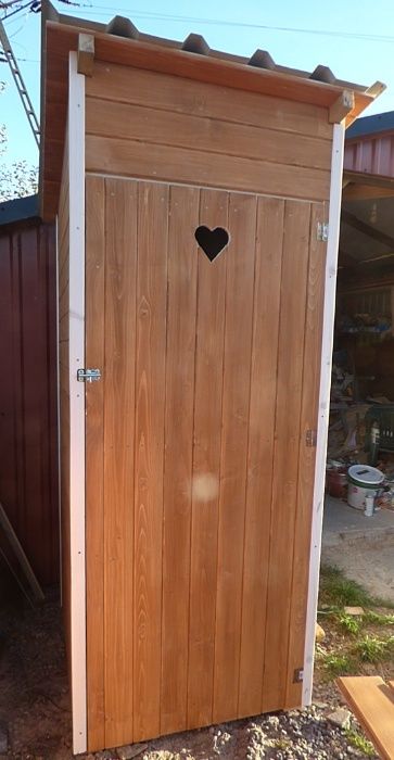 Toaleta drewniana, WC, Kibel na budowę,działkę