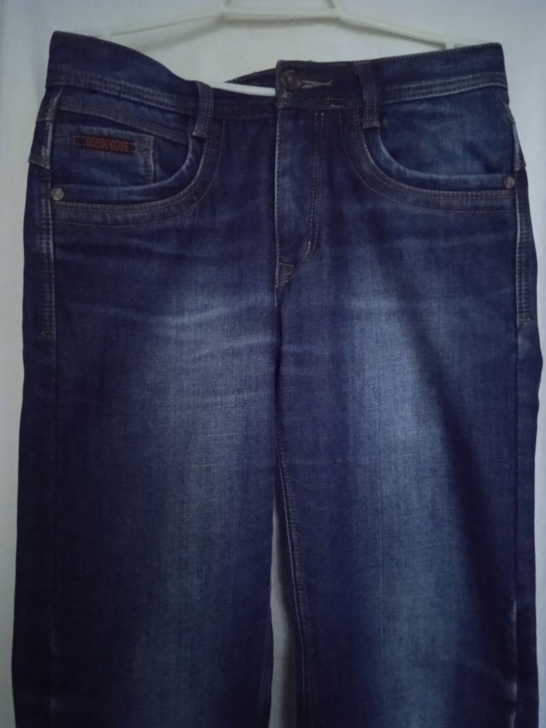 Штаны джинсы муж.утепленые синие
