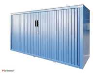 Szafa roletowa niska 73x120x47 cm niebiseka