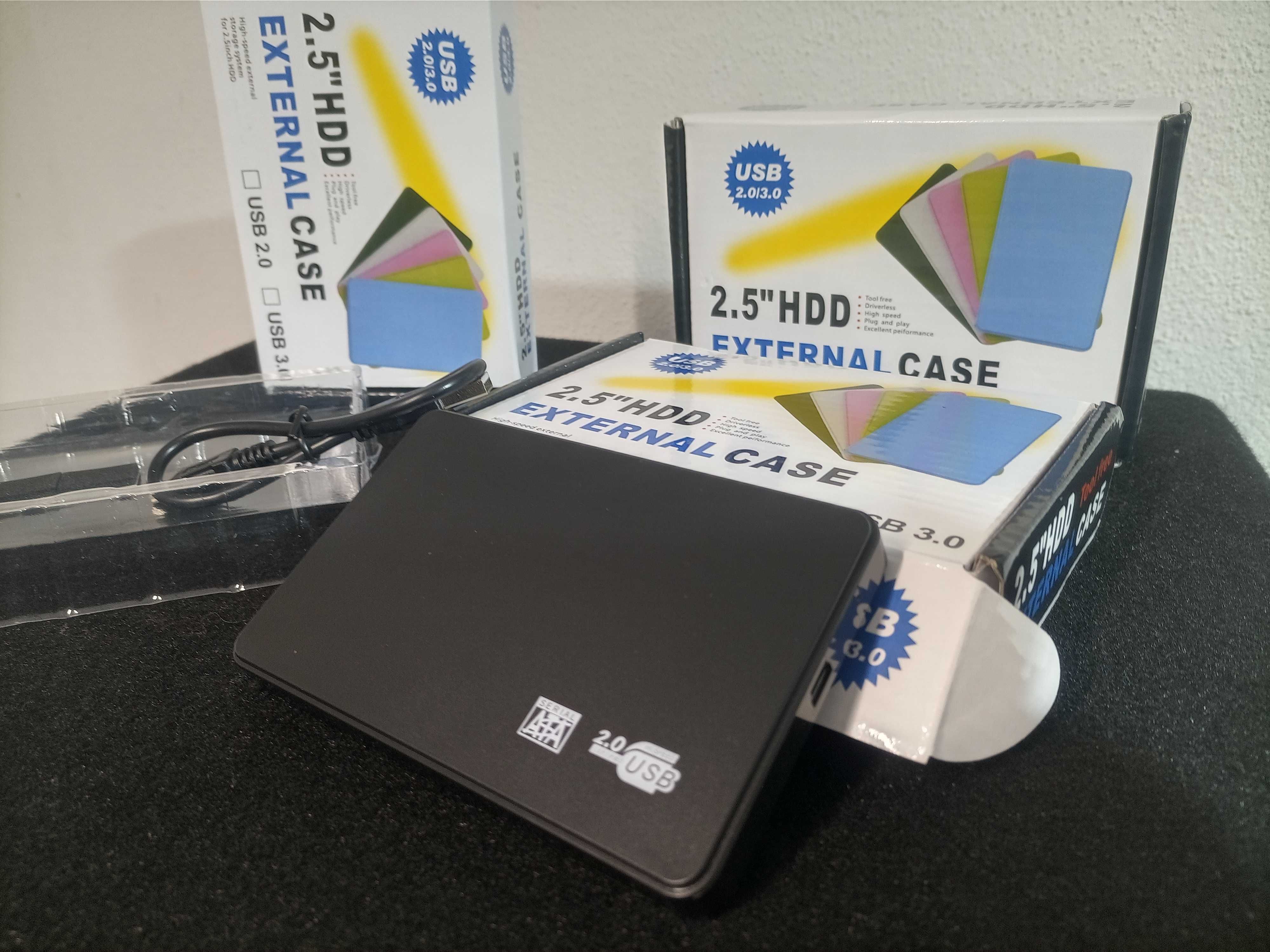 Caixa Externa Para Discos HDD-SSD 2,5"/ Novo