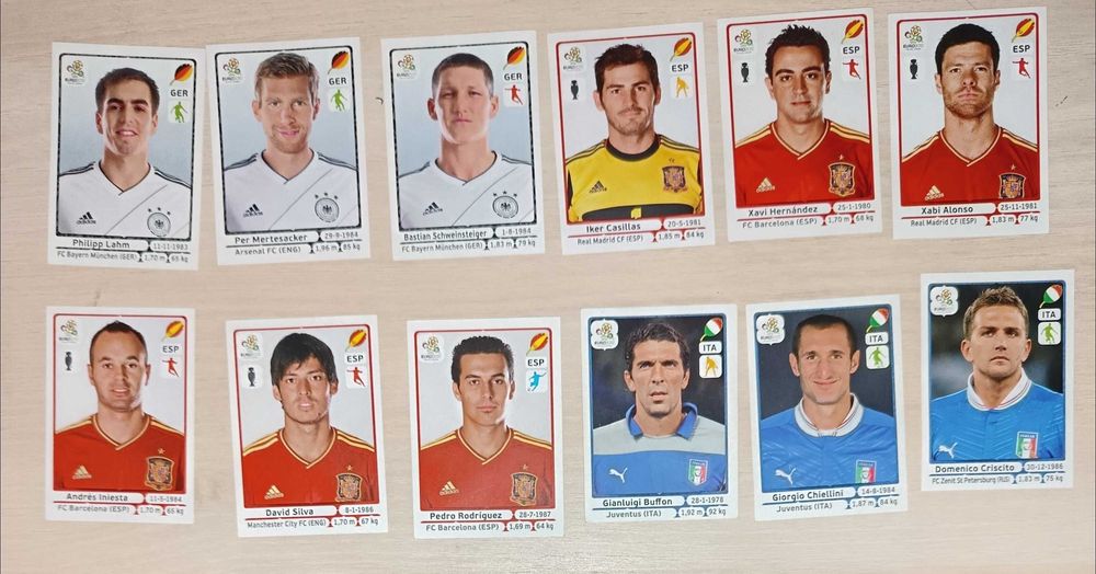 Cromos Euro/Mundial (Ler Descrição)