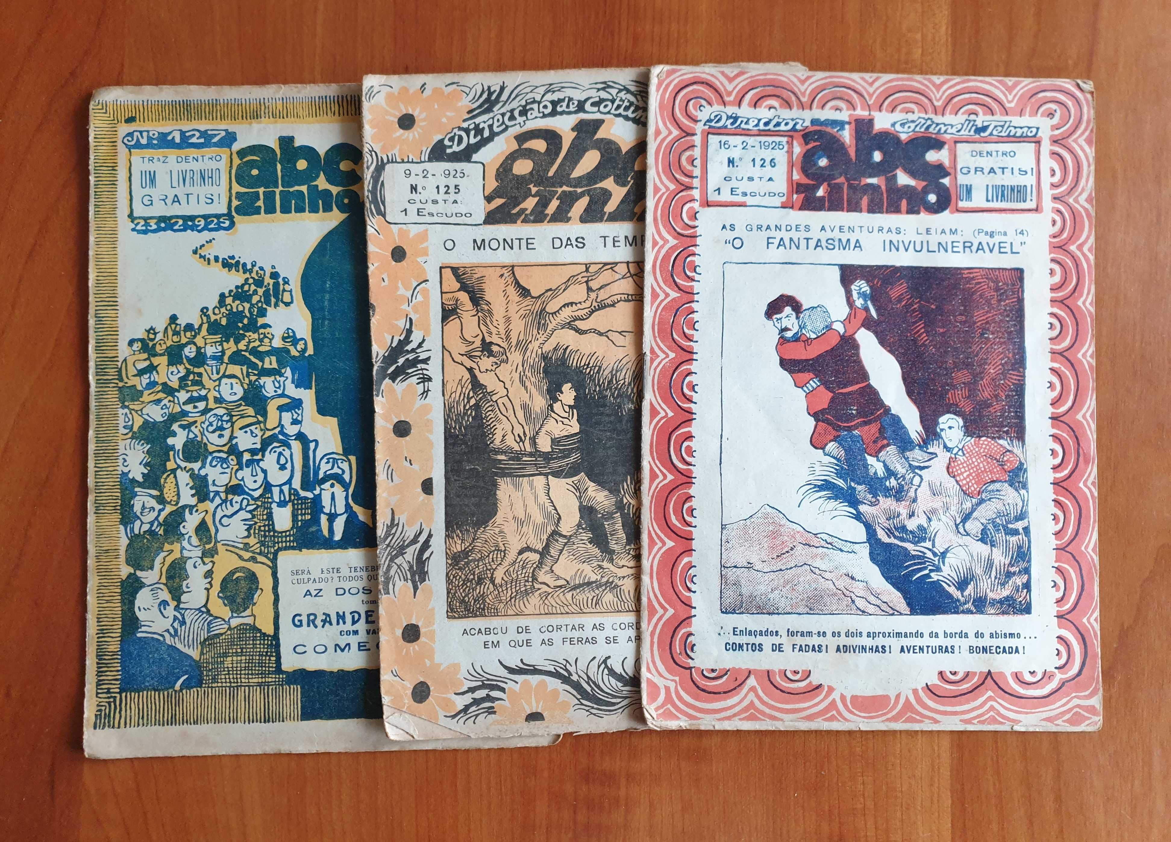 Lote 14 revistas infantis (1ª série) com 100 anos