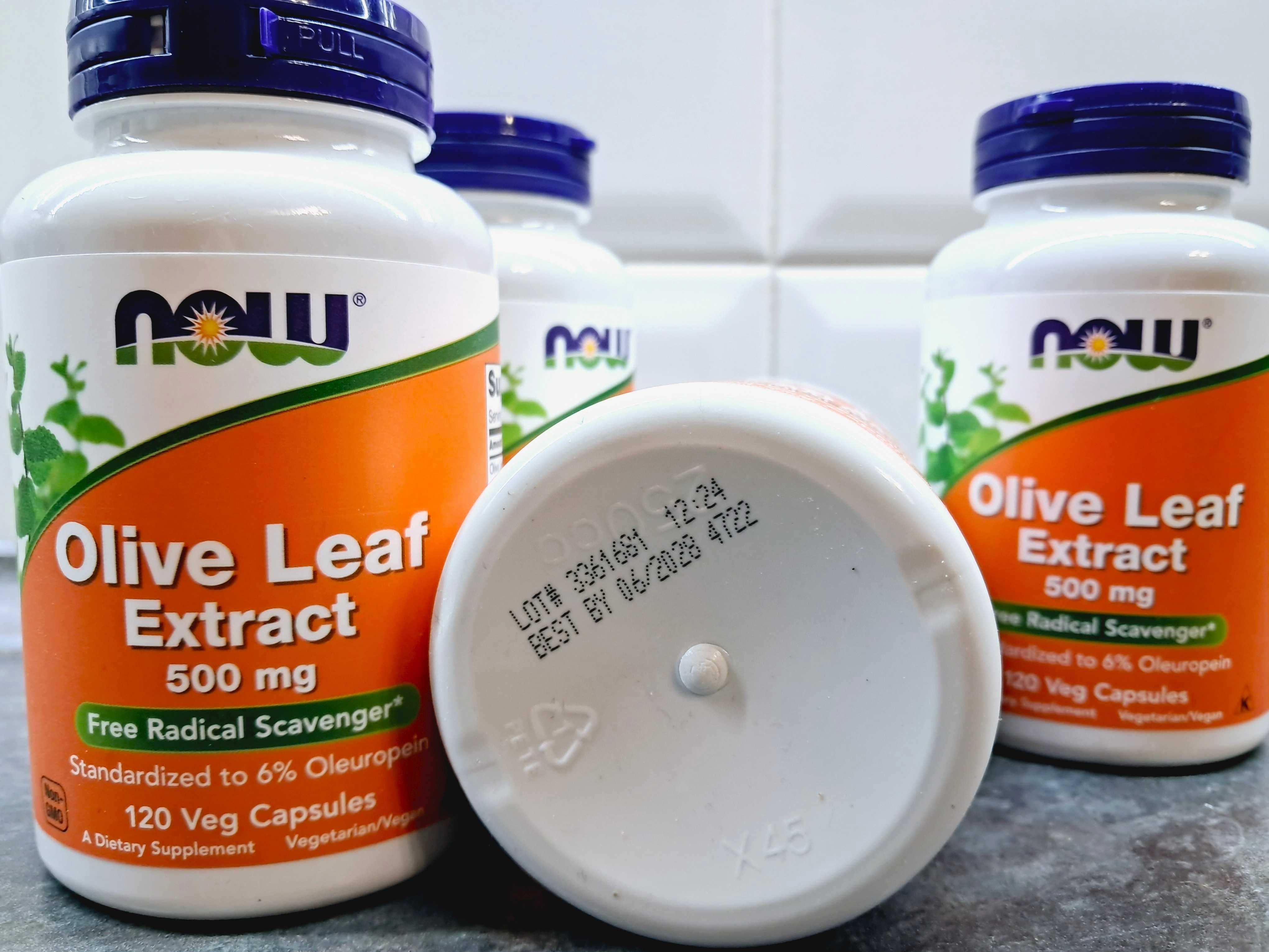 Now Foods, Olive Leaf Extract 500 мг (120 капс.), олива, листья оливы