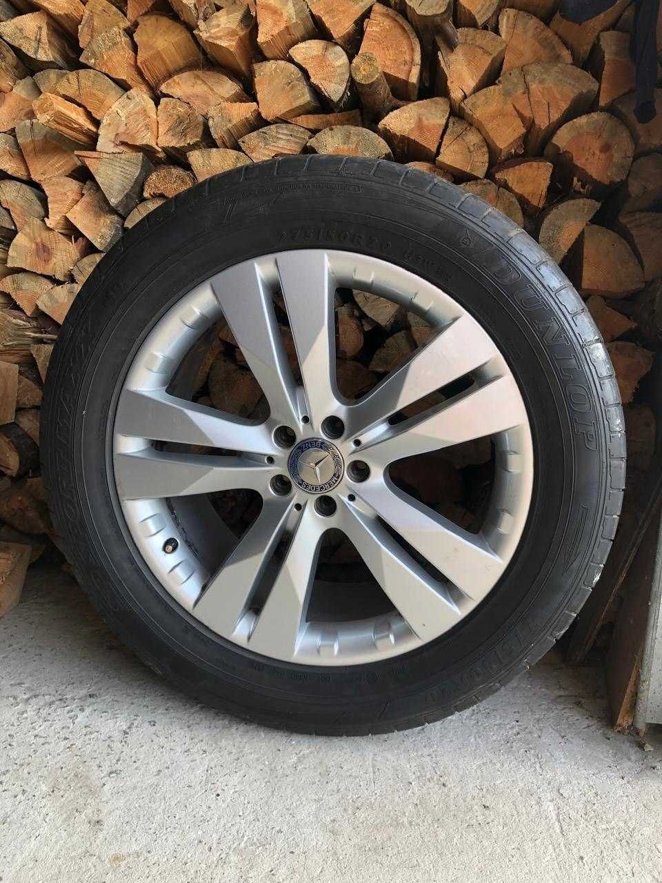 Оригінальні БУ диски Mercedes R20” + Dunlop SP Sport Maxx 275/50 R20''