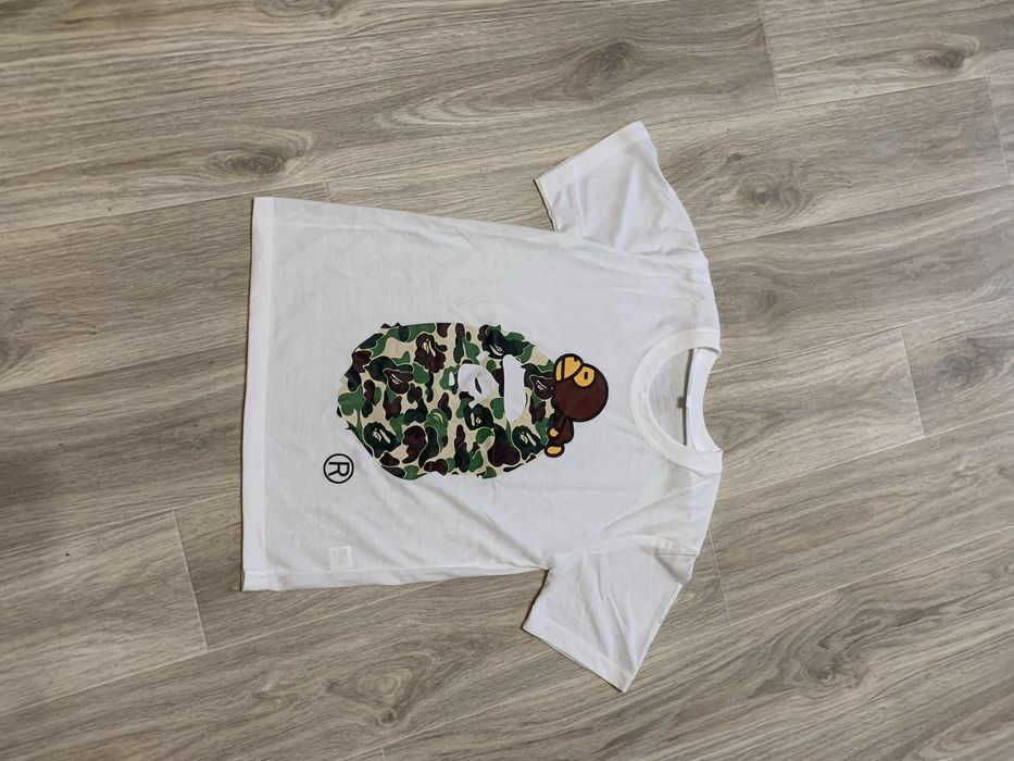 Топова Нова футболка Bape Big Logo, Бейп Біг Лого хакі кольору