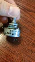 Potencjometr osiowy obrotowy Telpod DG-106 220 om 2 W