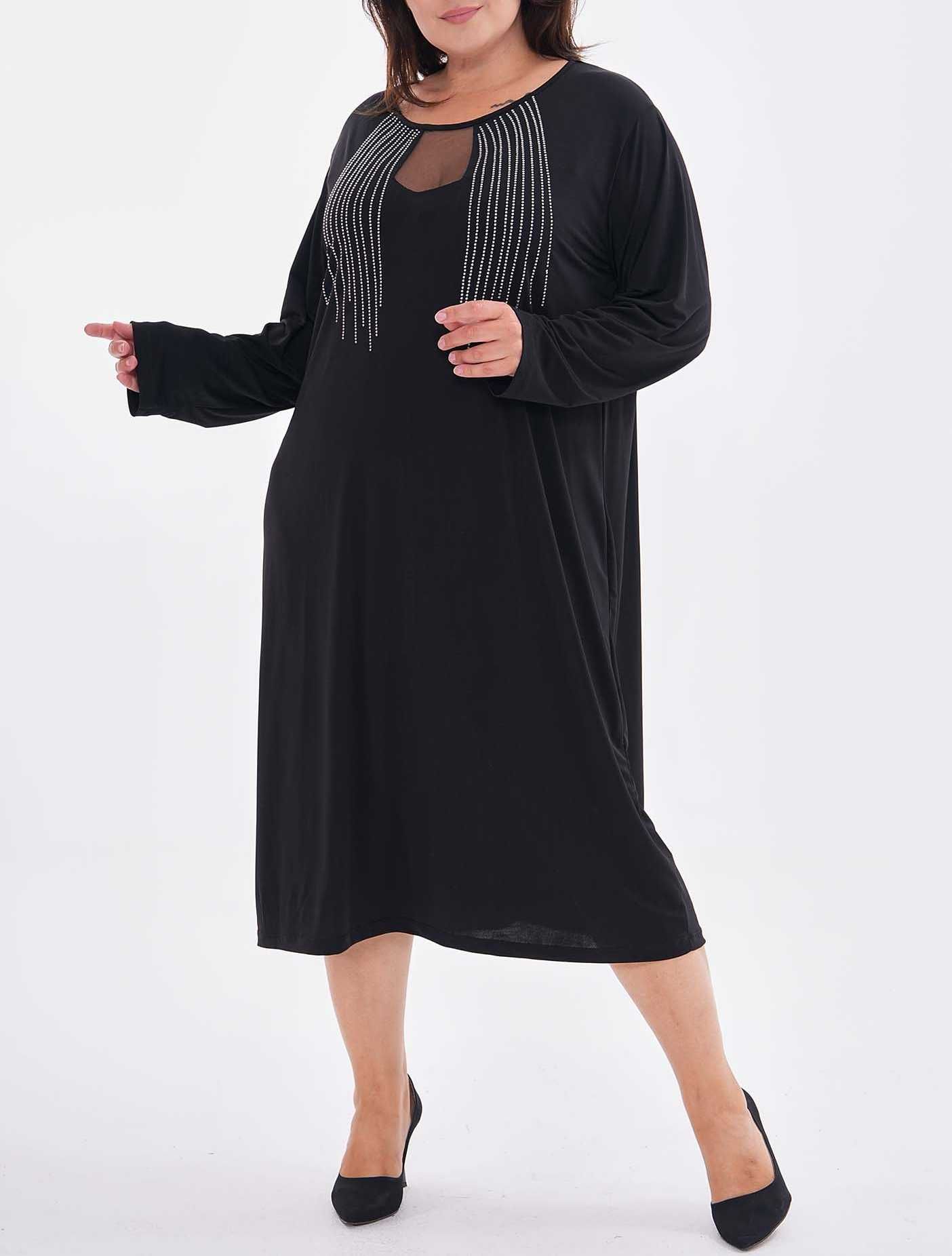 nowa Wieczorowa sukienka cekiny RINI 48/50/52 3xl 4xl bordo