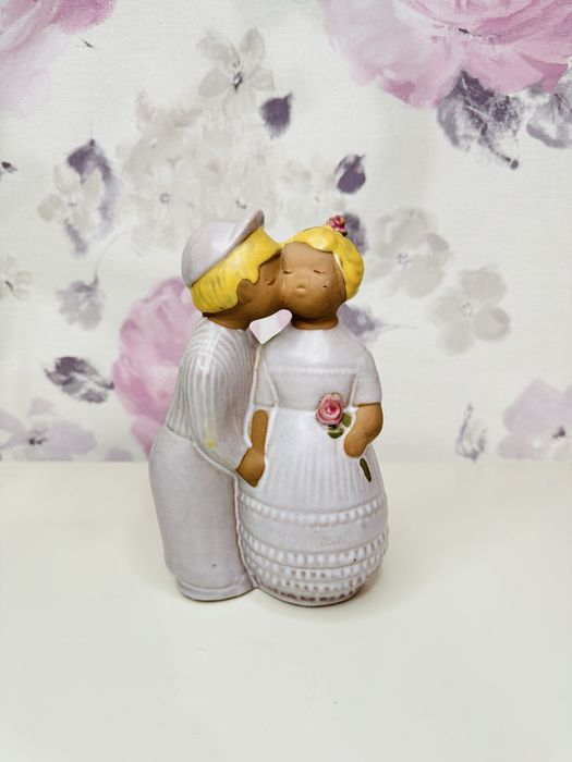 Ceramiczna figurka JIE Gantofta, pocałunek, Sweden design