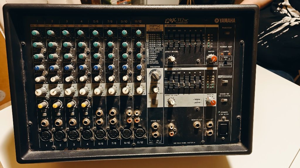 Yamaha emx312 + kolumny Yamaha br12