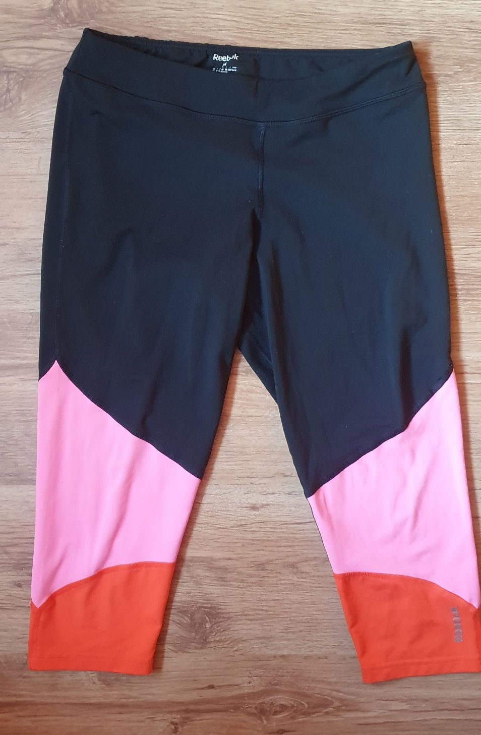 REEBOK PLAYDRY rozmiar M legginsy getry spodnie fitness bieg sport