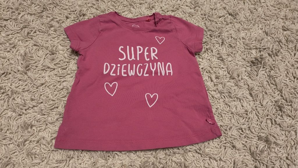 Ubrania dla dziewczynki rozmiar 74
