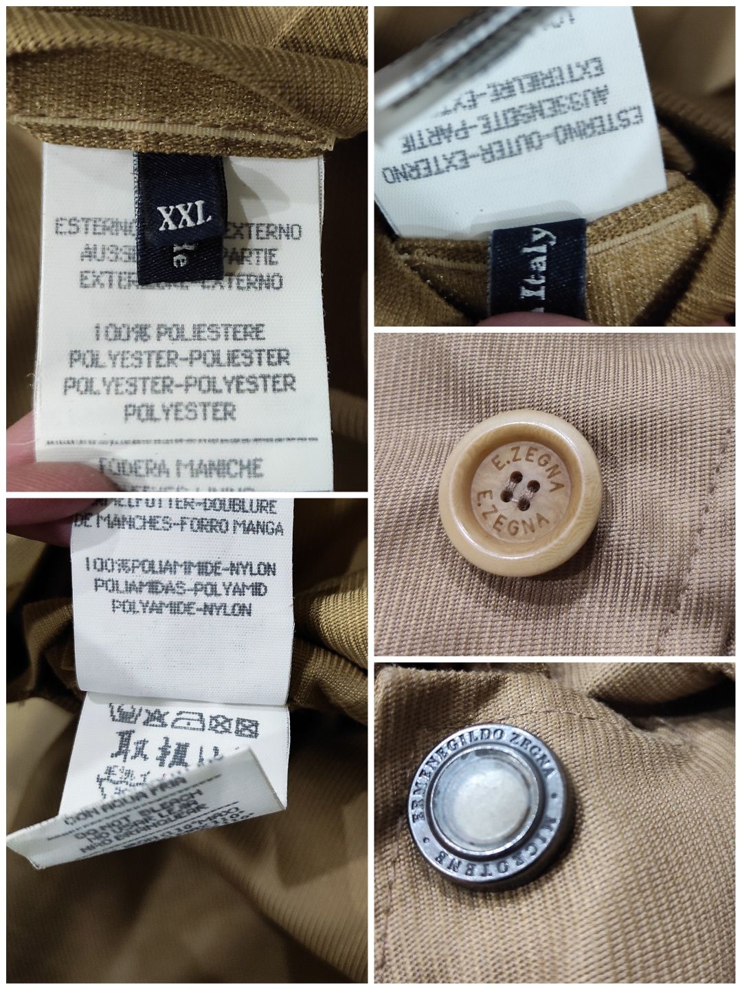 XXL Ermenegildo Zegna оригінальний плащ, дощовик