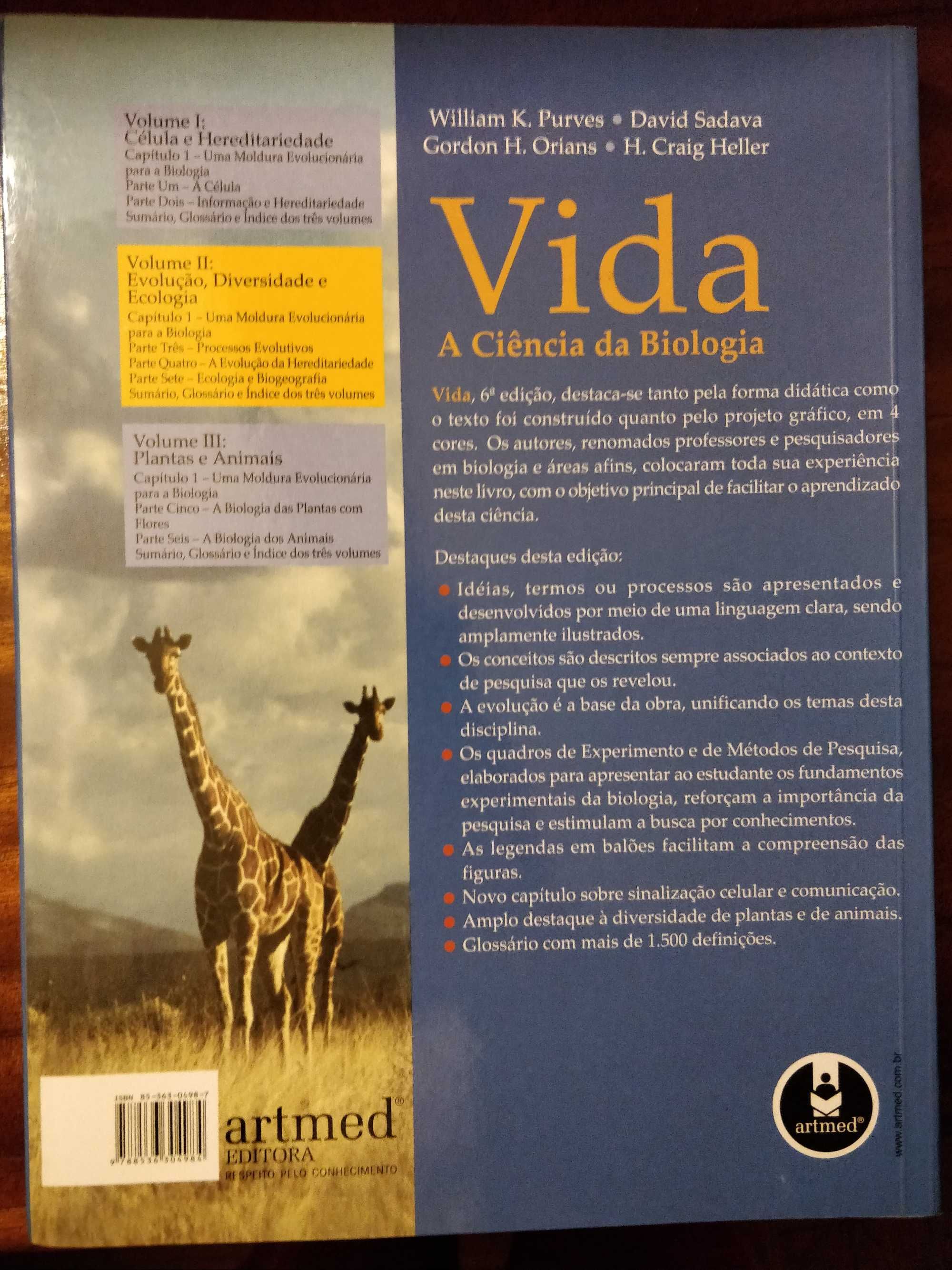 Vida a ciência da biologia Vol II