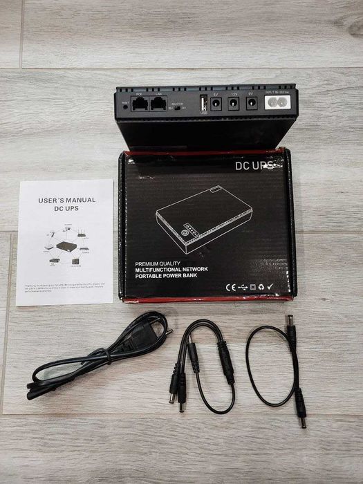 UPS DC-1018P UPS 10400mAh — безперебійник для роутера, камер інтернету