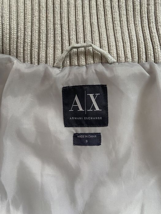Kurtka Armani Exchange perłowa S