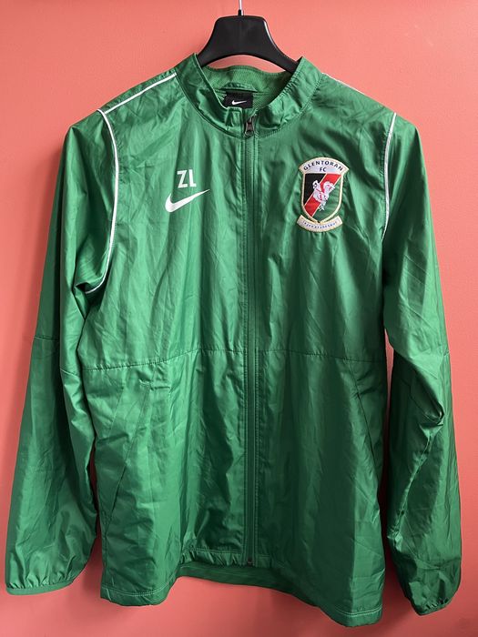 Zielona kurtka wiatrówka Nike