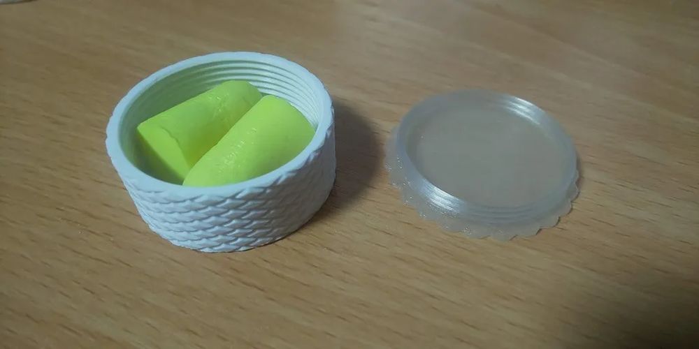 Caixa Simples para Parafusos com Design Antiderrapante