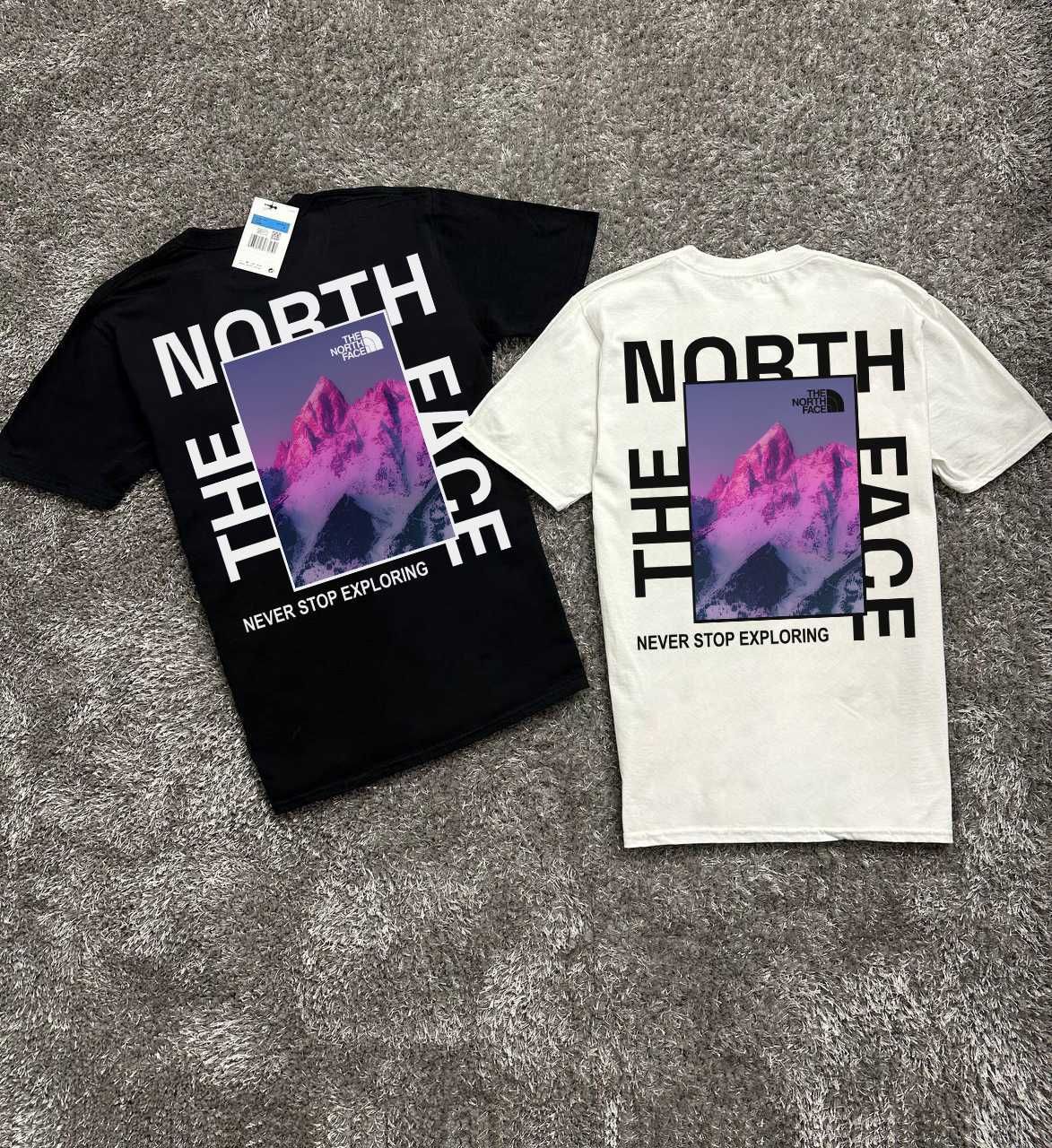 Футболка The North Face  BlackBox Чорний, Білий • TNF WhiteBox квадрат