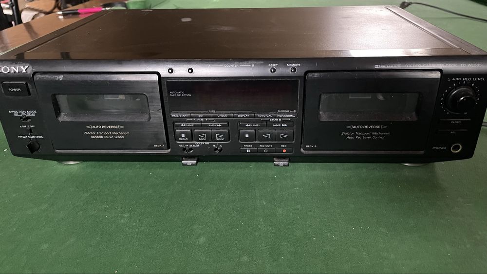 Magnetofon deck dwukasetowy Sony TC-WE 505