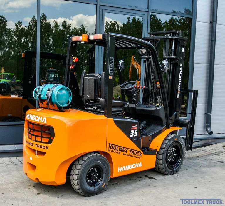 Nowy wózek widłowy LPG HANGCHA 3,5 t – 2025