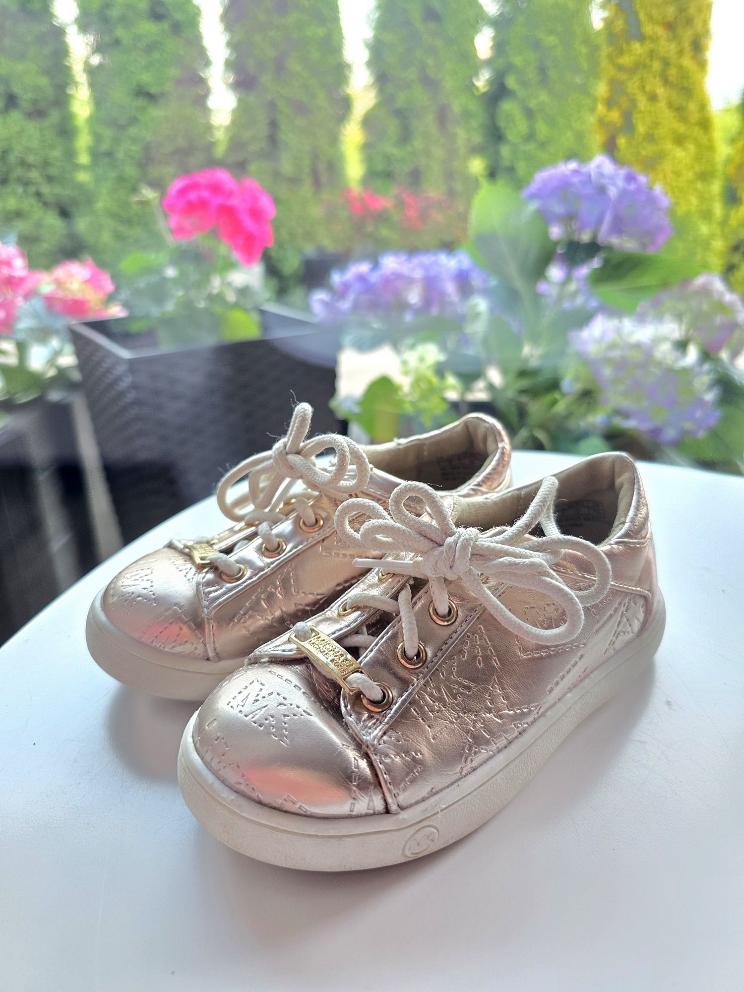 Buty półbuty MICHAEL KORS złote rozmiar 24