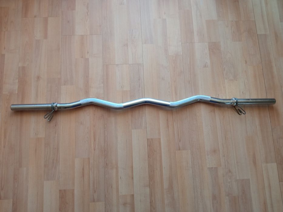 Sztanga łamana fi30 120cm (armwrestling, trening , siłownia)