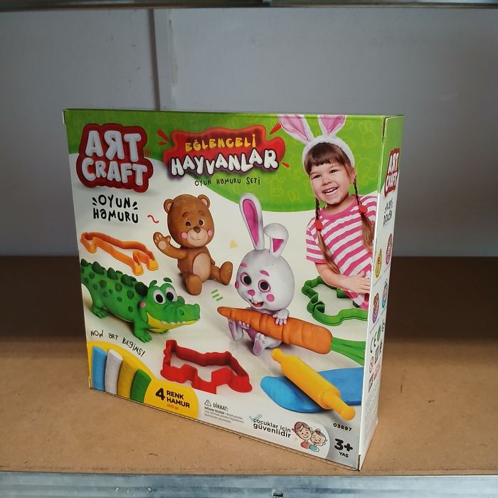 Art Craft – Kit de Plasticina "Animais Divertidos"