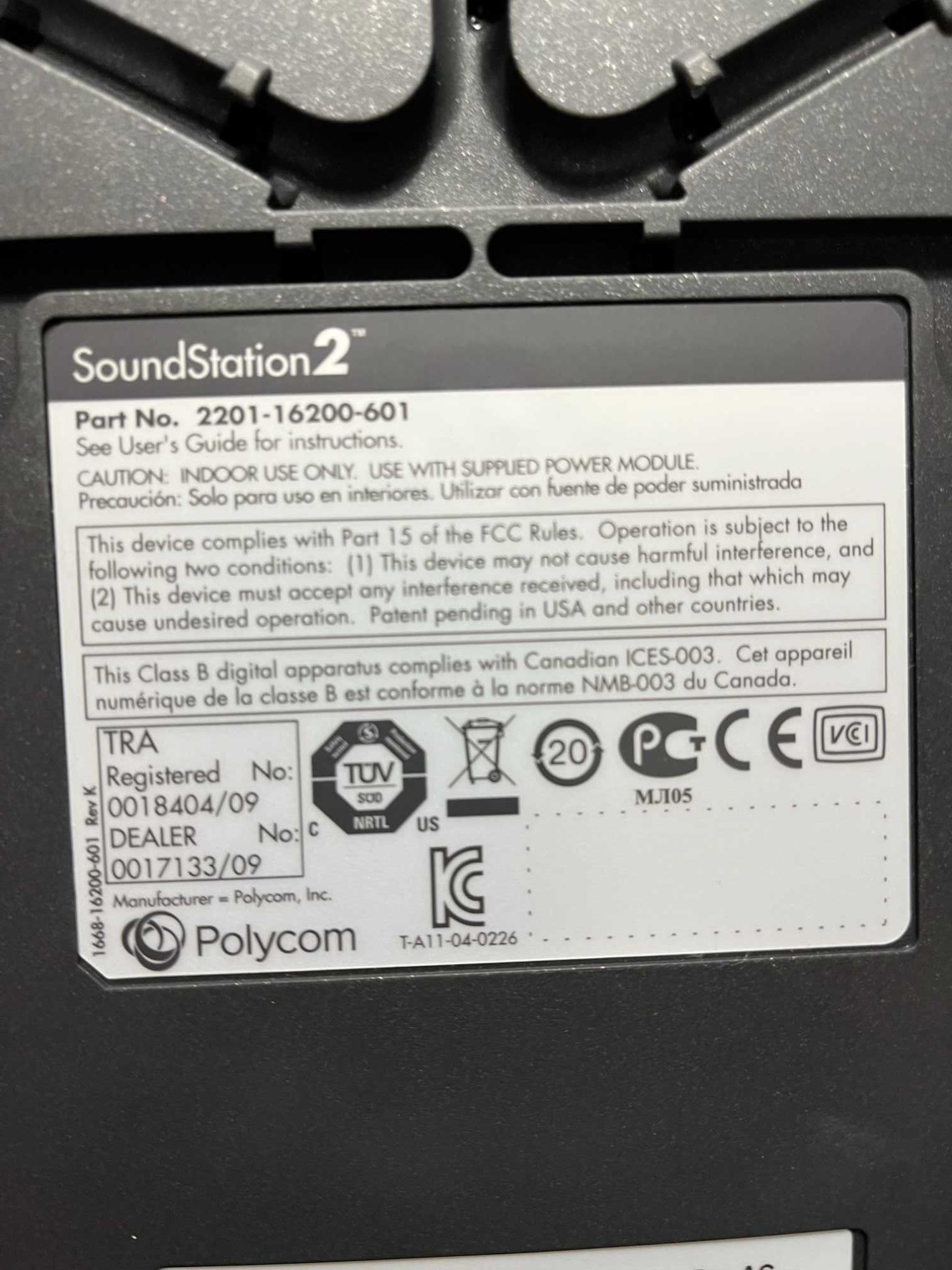Zestaw do telekonferencji Polycom Sound Station 2