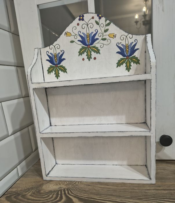 Półka decoupage dekoracja