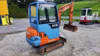 Minikoparka Hitachi EX16-2B 2002R Kubota mini koparka BRUTTO 2 ŁYŻKI