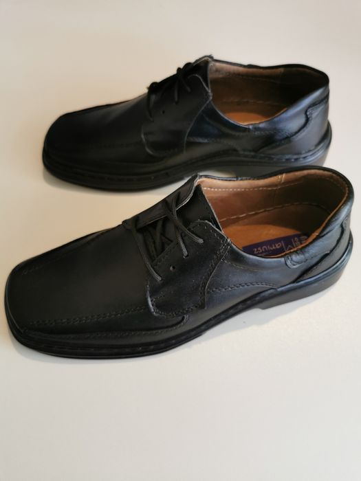 Skórzane Buty Męskie Lekkie Wygodne