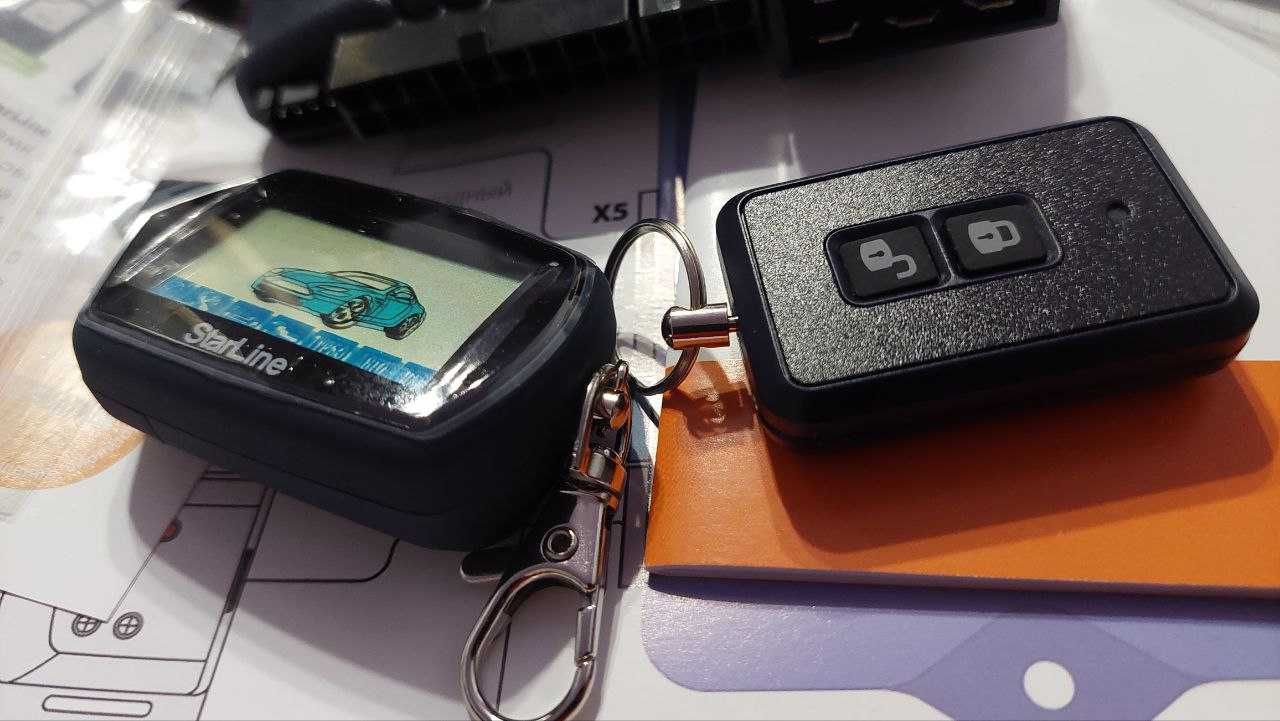 StarLine А91 сигнализация автомобильная, 
автозапуск, диалоговый код