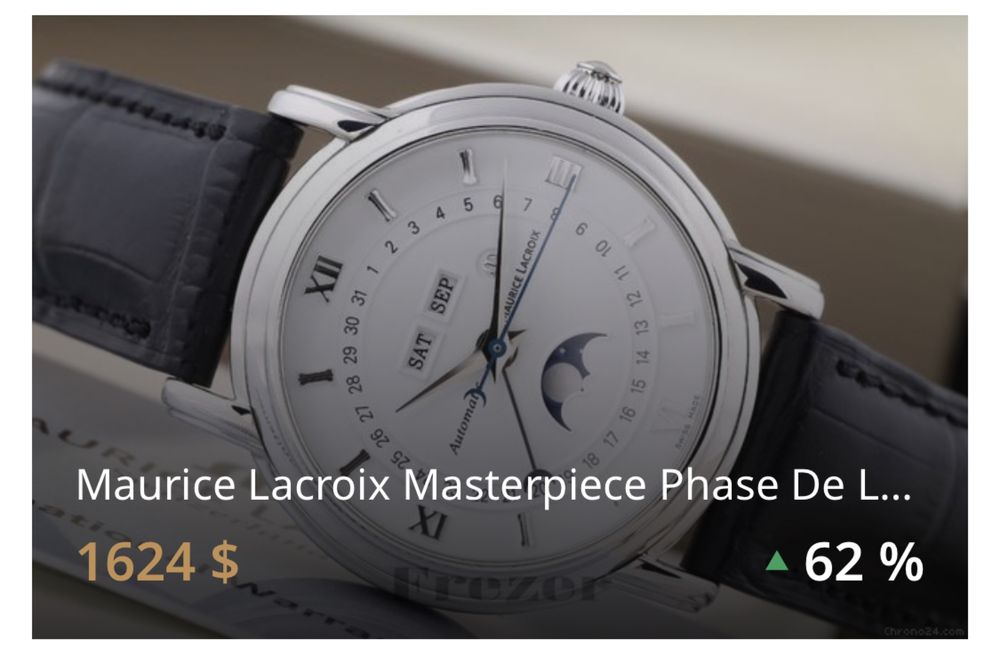 Maurice Lacroix Masterpiece Phase De Lune