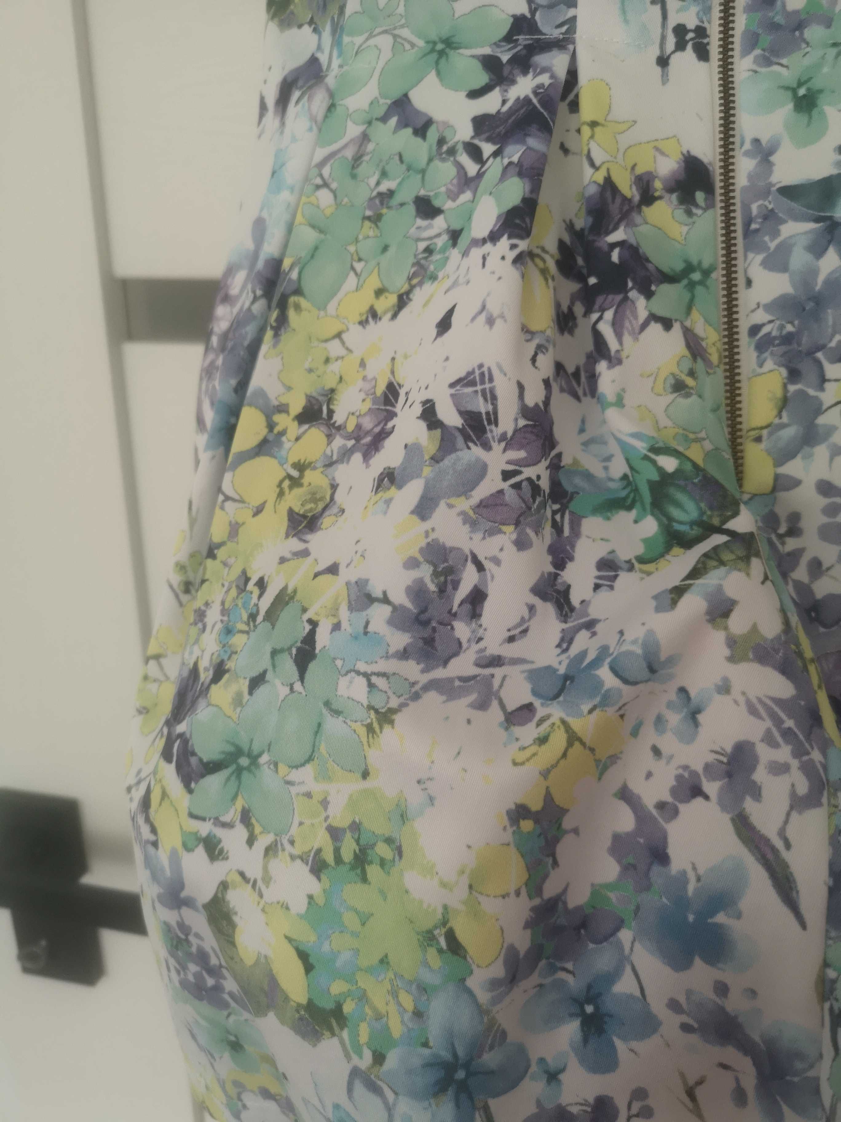 Sukienka letnia 36/S w kwiaty