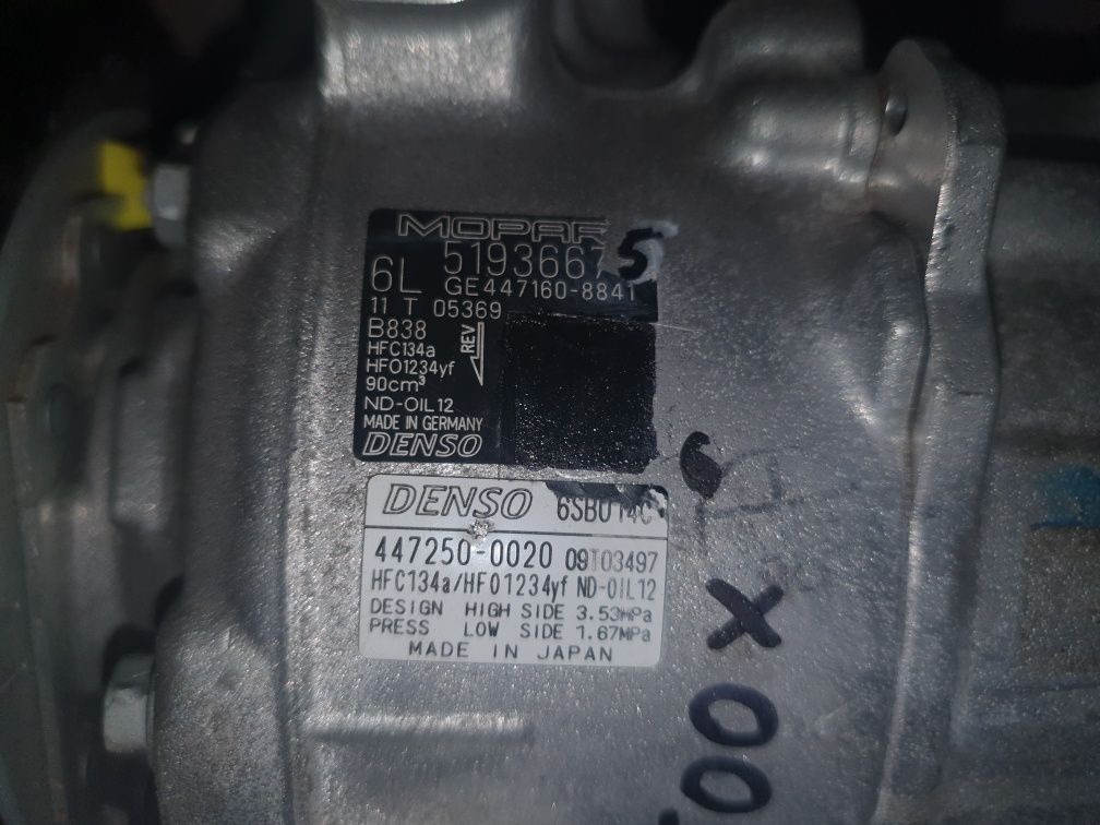 Компрессор кондиционера Фиат 500х FIAT JEEP 447250-0020, 51936675