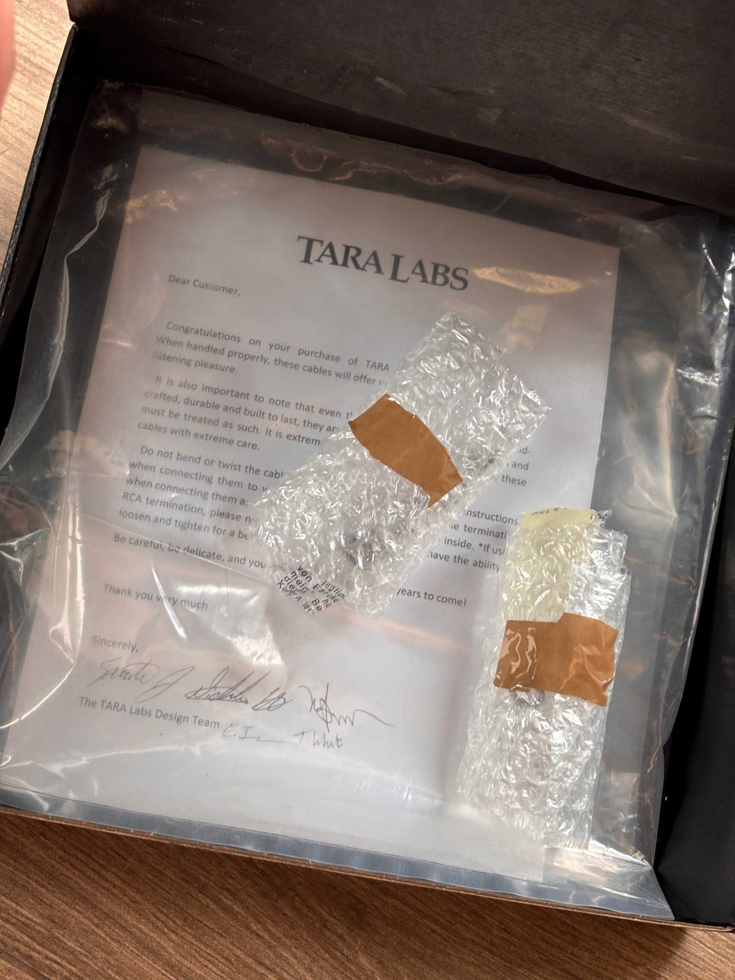 Tara Labs RSC AIR REFERENCE 1.8m zasilający oryginalny