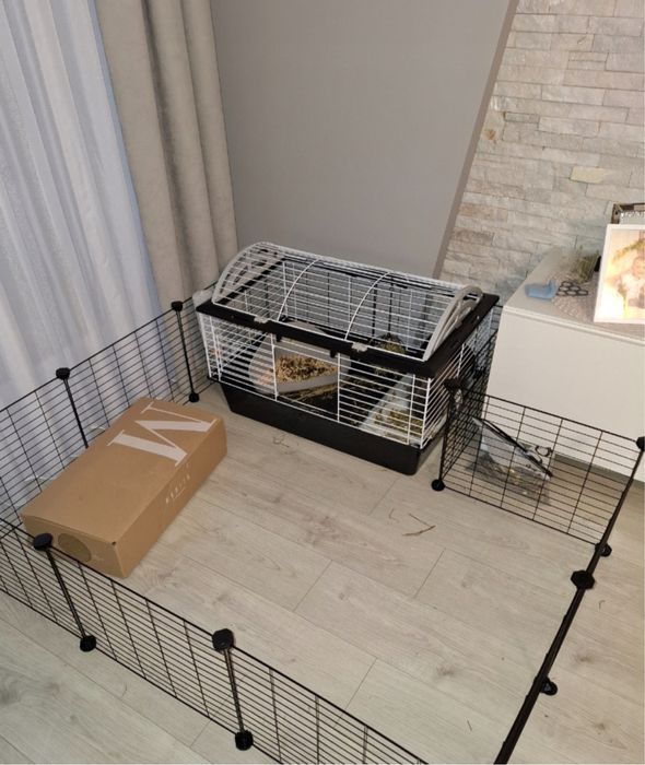 Klatka kojce dla małych zwierząt wybieg zagroda dla królika, chomika