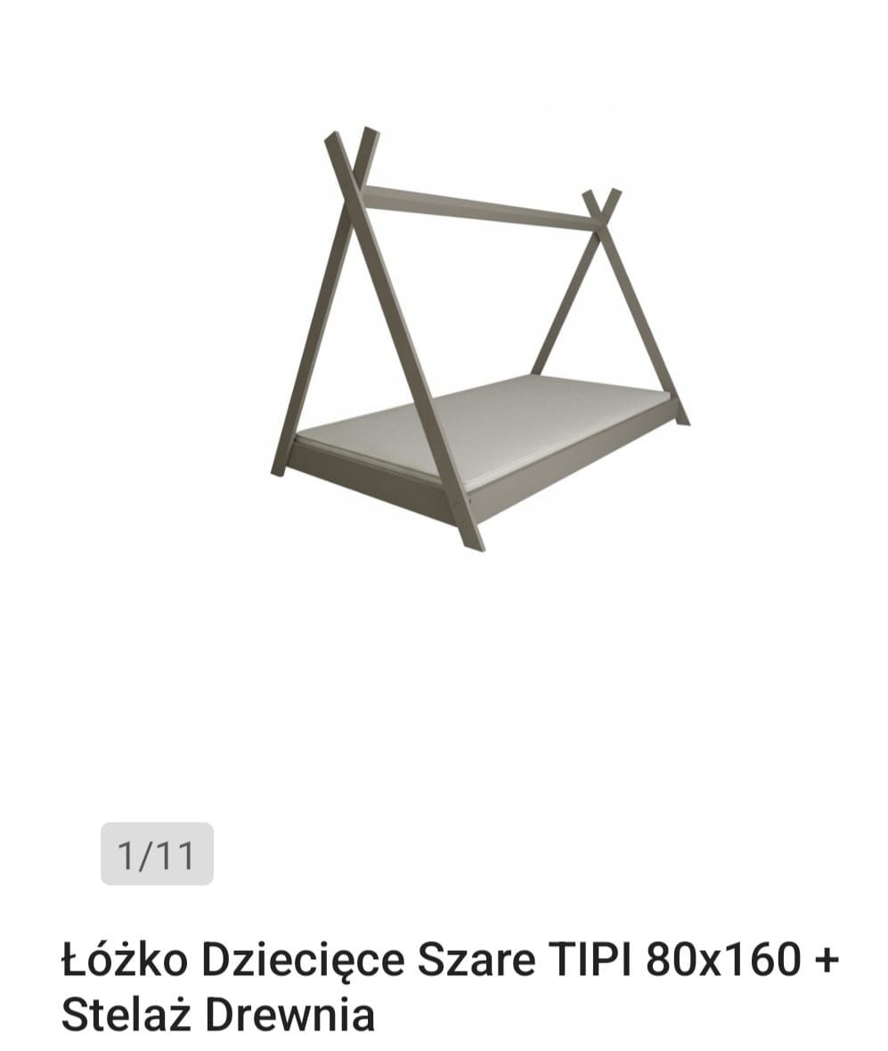 Łóżko dziecięce (tipi)