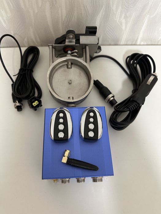 Выхлоп Заслонка Электрическая 63мм на любое авто Регулируемая банка