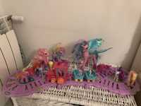 My little pony pociag z torami i figurkami