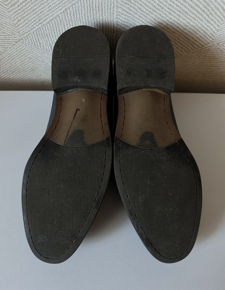 Чоловічі лоуфери zara f&f розмір 40-41 туфлі мокасини